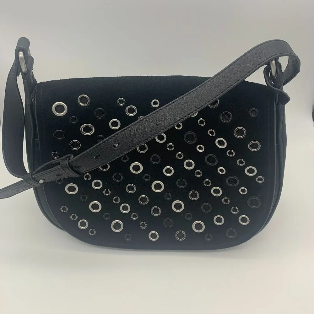 Quality Vince Camuto Leather and Suede Crossbody - Picture 2 of 12